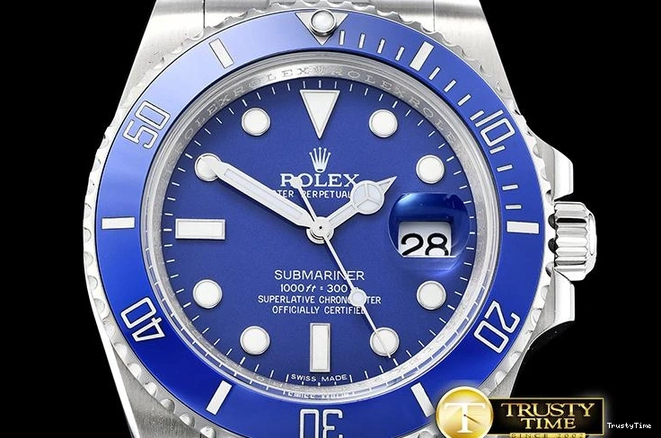 0420 HighQuality ROLSUB0257 – Submariner 116619LN SS SS Blue JF Asia 1031